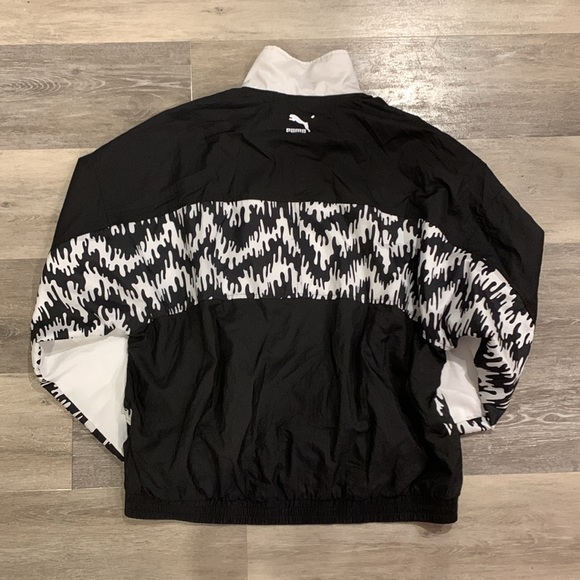 Puma Tailored for Sport OG AOP retro track jacket black white mens medium - Picture 4 of 6